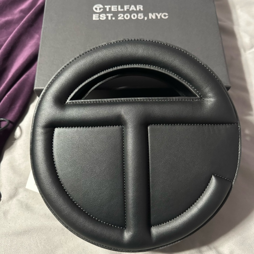 Telfar circle. Black. Never used.